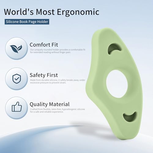 Silicone Book Thumb Page Holders for Reading