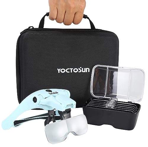 Magnifying Glasses with 4 LED Lights