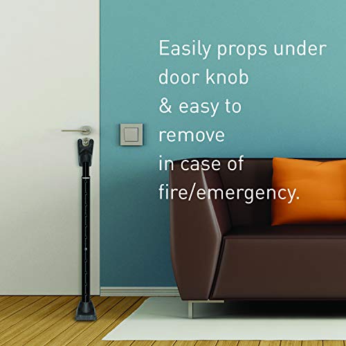 3-in-1 Door Security Bar, Security Door Stoppers & Door Barricade