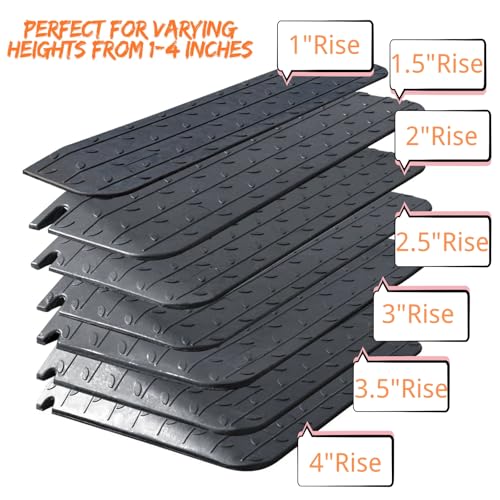 Rubber Wheelchair Threshold Ramp