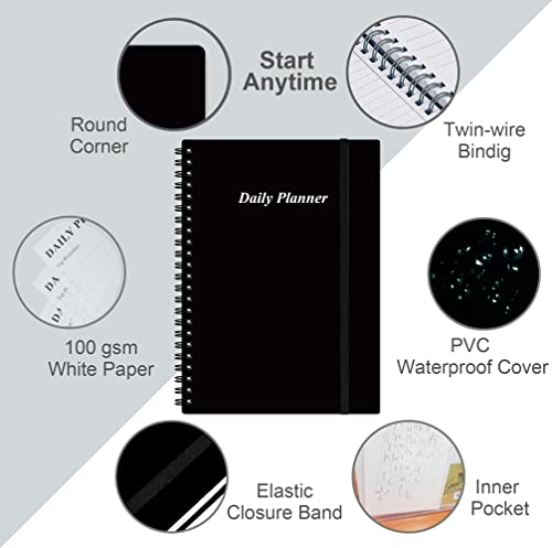 Daily Planner Undated A4 A5 B5