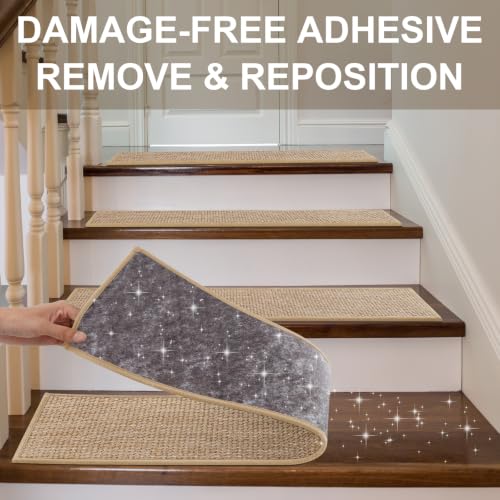 Non Slip Stair Treads for Wooden Steps Indoor