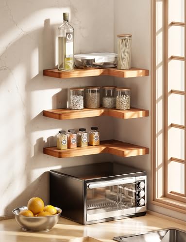 Corner Floating Shelves 17" x 12"