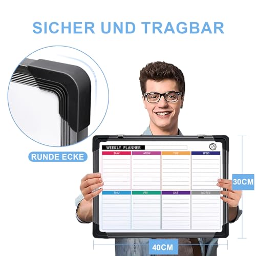 Small Dry Erase Board for Wall with Calendar