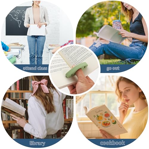 Silicone Book Thumb Page Holders for Reading