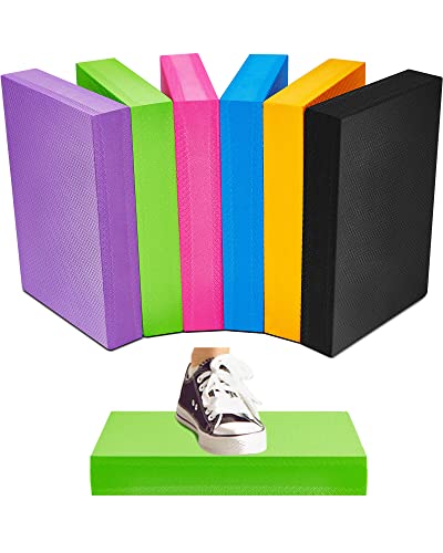 2/4/6 Pcs Balance Pad Foam Pad 11.81 x 7.87 x 1.97 Inch Yoga Mat Non Slip Cushion Exercise Knee Mat for Fitness Stability Stretching, Pilates, Physical Therapy, Core Trainer