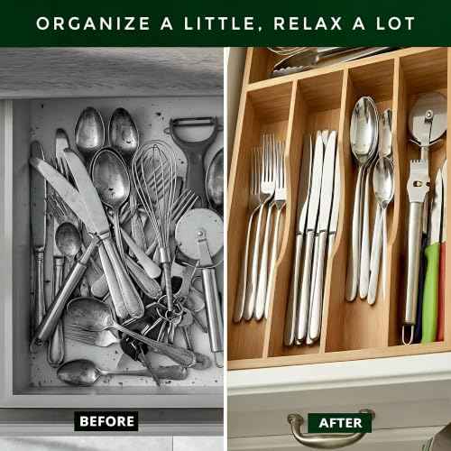 Bamboo Drawer Organizer