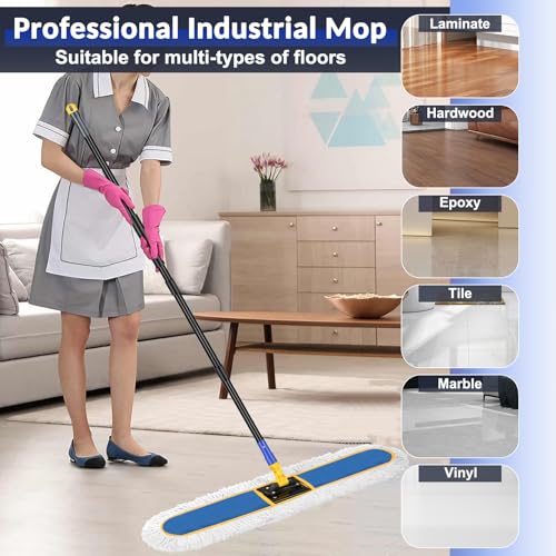 24" Commercial Dust Mop for Floor Cleaning
