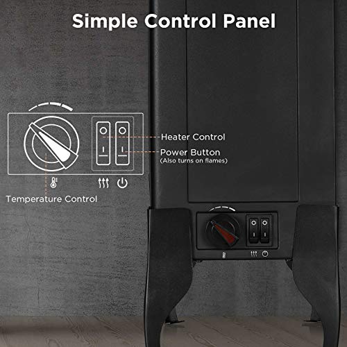 Suburbs TS17&TS20 Infrared Electric Fireplace Stove