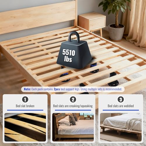 Adjustable Height Bed Support Legs 4.6