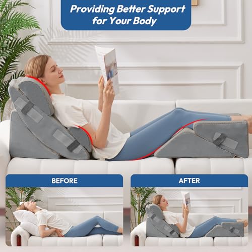 6pcs Orthopedic Bed Wedge Pillow Set