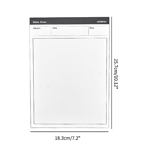 Meeting Note Notebook Planner Sticky Notes Meeting Business Work Planning Daily Planner Tear Off