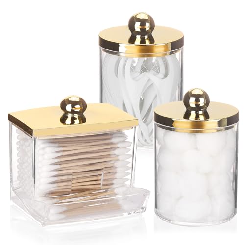 Bathroom Organizers and Storage Containers Gold