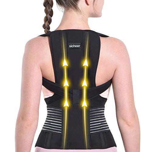 Posture Corrector for Women and Men Back Brace Straightener Shoulder Upright Support Trainer for Body Correction and Neck Pain Relief