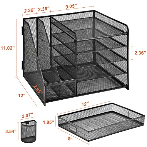 Desk Organizer with File Holder