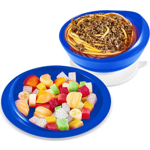 Adaptive Spill Proof Scoop Bowl and Plate
