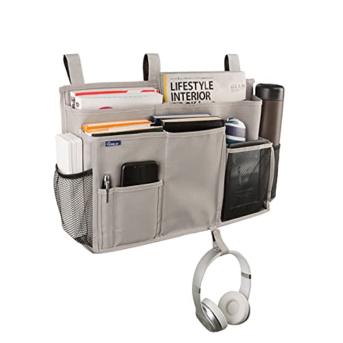Bedside Caddy Hanging Organizer Bedside Storage Bag for Bunk and Hospital Beds
