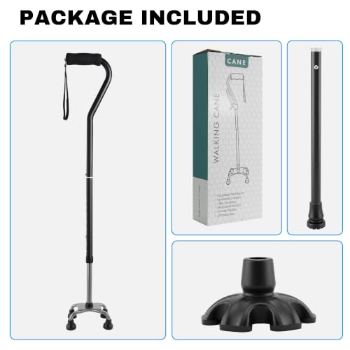 Floral Quad Cane for Women