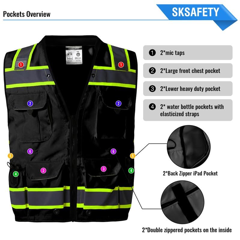 10 Pockets Professional level Safety Vest
