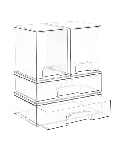 Stackable Storage Drawers Set