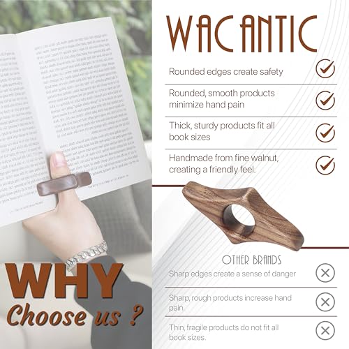 Walnut Book Page Holder
