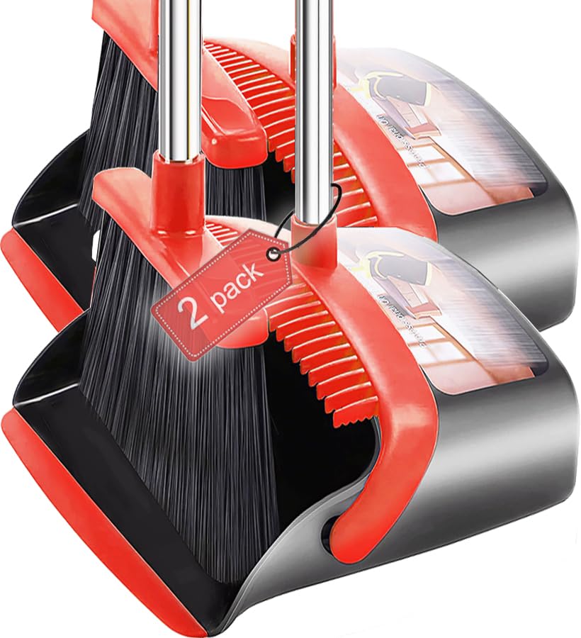 Brooms with Dustpan Combo Set