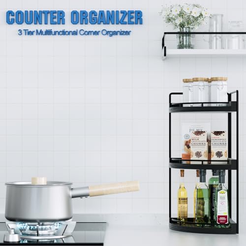 Corner Bathroom Counter Organizer