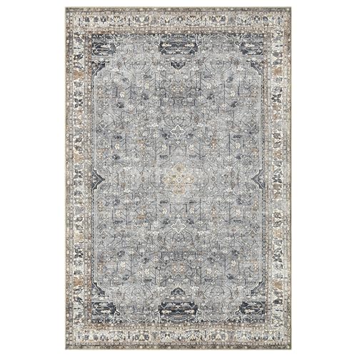 Machine Washable Area Rug with Non