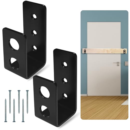 Heavy Duty Door Barricade Brackets