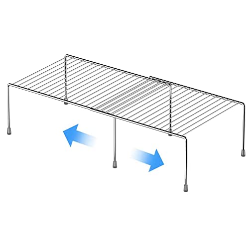 kitchen counter and cabinet shelf organizers
