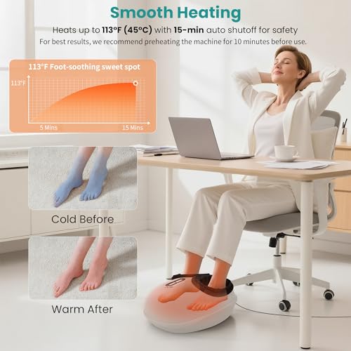 Shiatsu Foot Massager with Heat