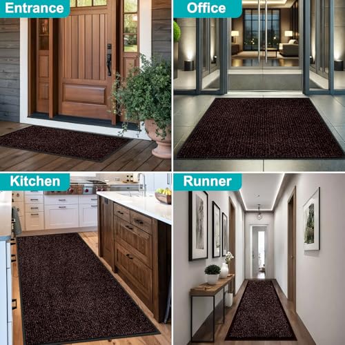 Indoor Outdoor Door Mat Heavy Duty Front Door Mat Ultra Absorbent