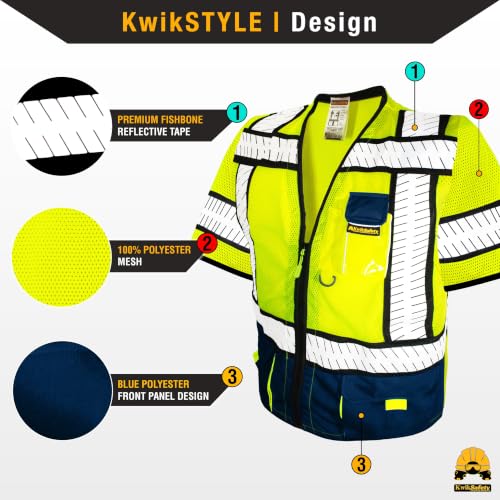 SHERIFF & SPECIALIST Safety Vest Class 2 & 3 ANSI OSHA Hi Vis Vest