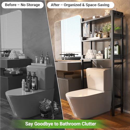Over The Toilet Storage with 2 Drawers