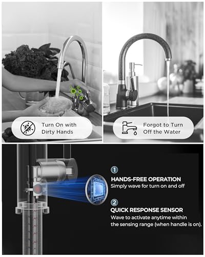 Kitchen Faucet with Pull Down Sprayer