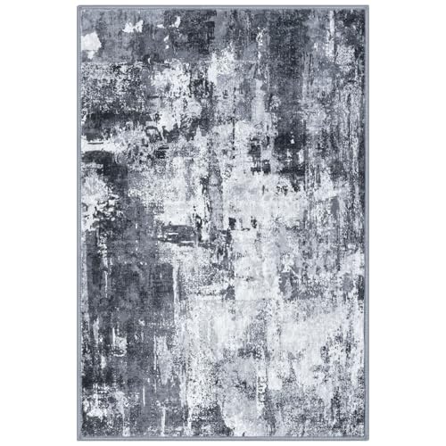 Abstrac Washable Rugs for Entryway