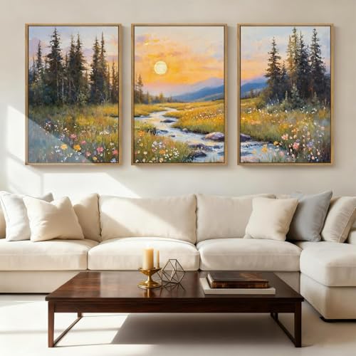 Framed Canvas Prints Wall Art Set