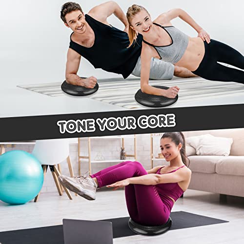 4 Pcs Wiggle Seat Flexible Inflated Wobble Cushion
