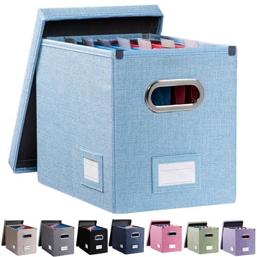 File Box with Metal Brackets