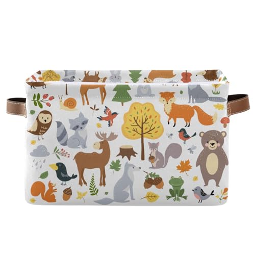 Multi purpose Cube Storage Basket Thanksgiving Pumpkin Organizer Bag