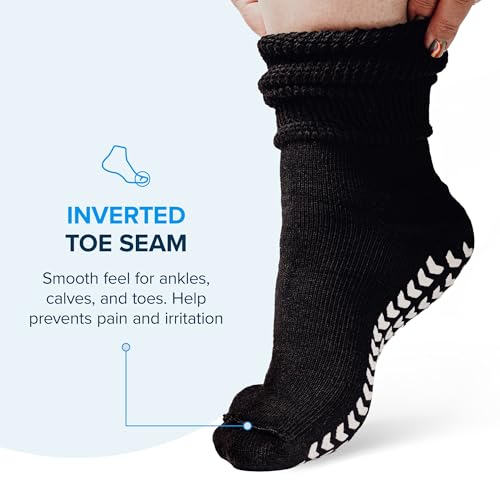 2 Pairs Extra Wide Socks for Swollen Feet