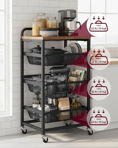 Storage Cart with Pull