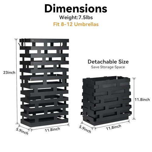 23 Inch Umbrella Holder for Indoor Entryway