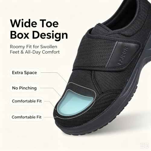 Extra Wide Diabetic Shoes for Men Women