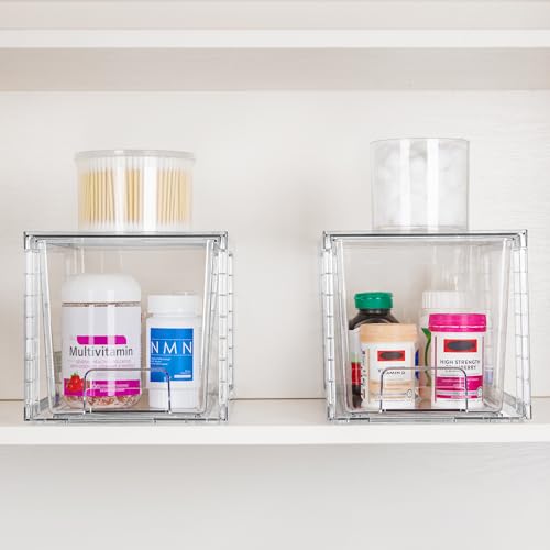 Large Stackable Storage Drawers