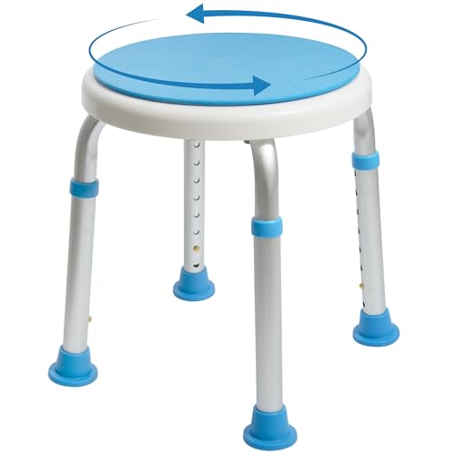 Medical Tool Free Assembly Shower Stool with Adjustable Height