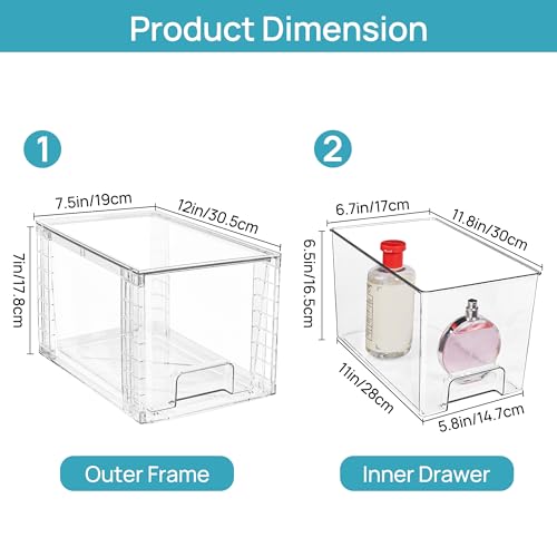 Large Stackable Storage Drawers