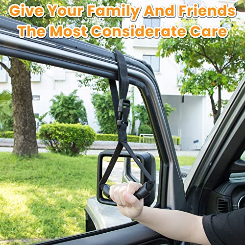 Auto Cane Car Grab Handle Adjustable Standing Aid Safety Vehicle Support Portable Nylon Grip Car Assist Device