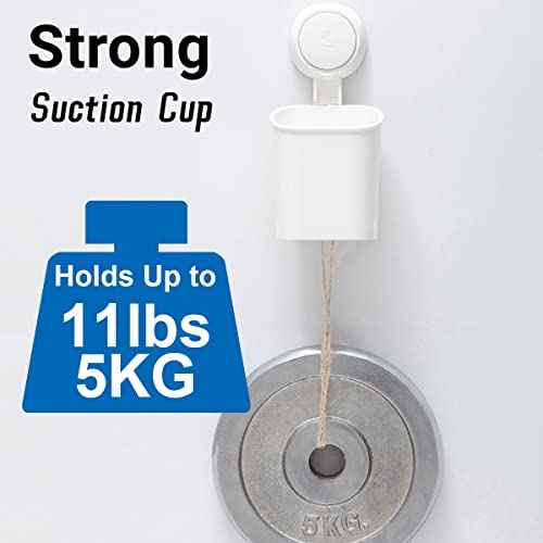 Toothbrush Holder Suction Cup Wall Mounted Drill
