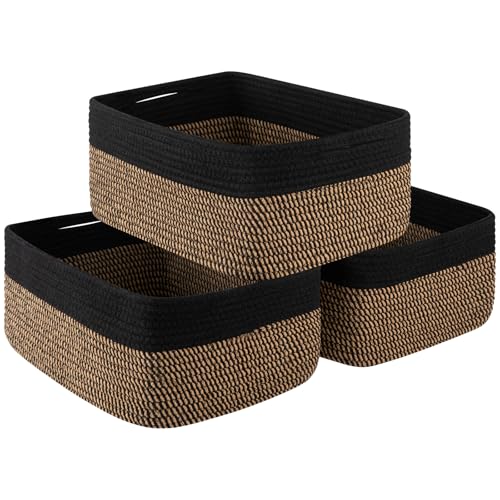 Storage Baskets for Organizing 3 Pack